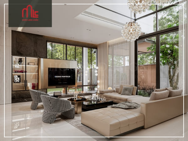 Thi công thiết kế nội thất biệt thự Hòa Tiến Đà Nẵng uy tín